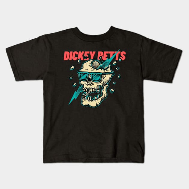 dickey betts Kids T-Shirt by Maria crew